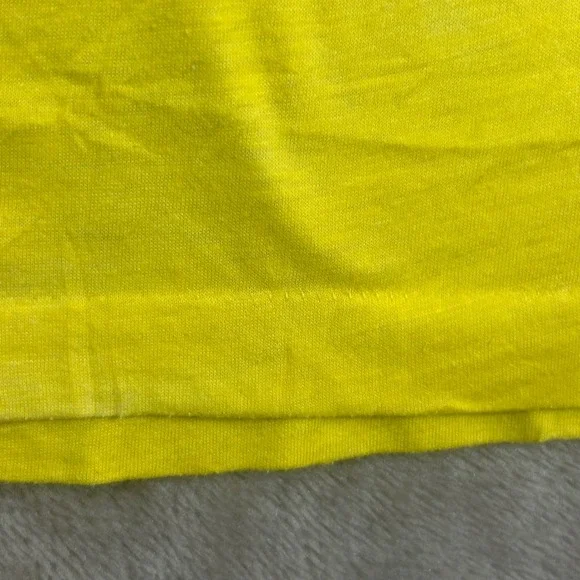 Vintage Screen Stars Mark Twain Great New York State Fair Milk T-Shirt Yellow L - Picture 4 of 8